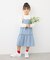 【KIDS】デニムティアードワンピース