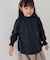 【KIDS】スタンドフリルシャーリングカットソートップス