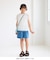 【KIDS/キッズ】【UVカット・接触冷感】ツイストチュールスリーブトップス/リンクコーデ