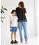 【KIDS/キッズ】【UVカット・接触冷感】ツイストチュールスリーブトップス/リンクコーデ