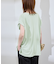 カットジョーゼットスキッパートップス