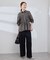 【WEB限定】【emur/エミュール】シャーリングシャツ