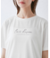 【UVカット・汗染み加工・接触冷感】手描き風ロゴプリントTシャツ