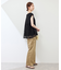 【UVカット・接触冷感】レースドッキングカットトップス