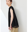 【UVカット・接触冷感】レースドッキングカットトップス
