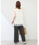 【UVカット・接触冷感】レースドッキングカットトップス