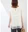 【UVカット・接触冷感】レースドッキングカットトップス