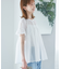 コットンボイルギャザーブラウス/リンクコーデ