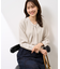 【WEB限定カラー・サイズ】メタルパーツフロントフリルタイブラウス/通勤対応