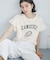 袖フリルカレッジロゴTシャツ