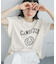 袖フリルカレッジロゴTシャツ