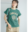 袖フリルカレッジロゴTシャツ