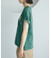 袖フリルカレッジロゴTシャツ