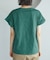 袖フリルカレッジロゴTシャツ