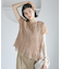 楊柳シャーリングシアートップス