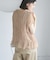 楊柳シャーリングシアートップス