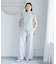 楊柳シャーリングシアートップス