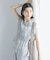 楊柳シャーリングシアートップス