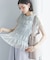 楊柳シャーリングシアートップス