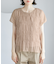 楊柳シャーリングシアートップス