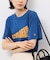 【CONVERSE/コンバース】ネップラスラブ天竺クラックプリントTシャツ