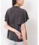 【防汚加工】ピンタックフレアスリーブブラウス/通勤対応
