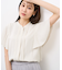 【防汚加工】ピンタックフレアスリーブブラウス/通勤対応