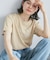 【UVカット・接触冷感・汗染み加工】フレンチロゴプリントTシャツ