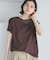 【UVカット・接触冷感・汗染み加工】フレンチロゴプリントTシャツ