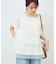 プリーツチュールドッキングTシャツ
