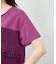 プリーツチュールドッキングTシャツ