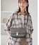 【WEB限定カラー】me fit BAG バーチカルラインワイドショルダーバッグ
