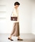 【WEB限定カラー】me fit BAG バーチカルラインワイドショルダーバッグ