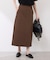 フロントポケットアイラインスカート