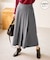レディハンサムシリーズ ウールライクタックキルトスカート/セットアップ対応