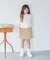【KIDS/キッズ】インパンツ付きストレッチカーゴミニスカート