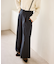 フレアシルエットサスペンダー付きパンツ
