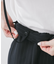 フレアシルエットサスペンダー付きパンツ