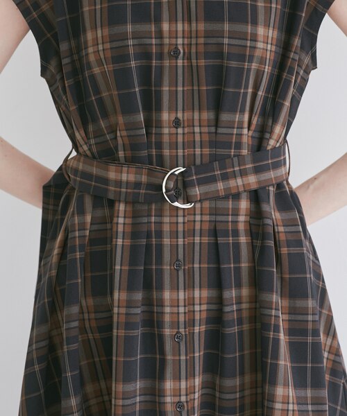 【新品】ロペピクニック　ウエストタックチェックアソートワンピース ROPE' PICNIC｜ウエストタックチェックアソートワンピース