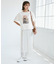 オフショルプリントハーフスリーブTシャツ