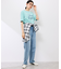 オフショルプリントハーフスリーブTシャツ