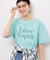 オフショルプリントハーフスリーブTシャツ