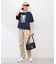 オフショルプリントハーフスリーブTシャツ