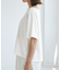 オフショルプリントハーフスリーブTシャツ