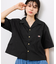 【Dickies】コットンダンプクロップドシャツ