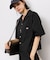 【Dickies】コットンダンプクロップドシャツ