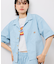 【Dickies】コットンダンプクロップドシャツ