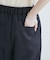 【WEB限定・丈長め】レディハンサムシリーズ ウールライクウエストタックセミワイドパンツ