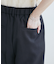 【WEB限定・丈長め】レディハンサムシリーズ ウールライクウエストタックセミワイドパンツ