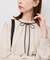 【前後2WAY】【WEB限定カラー】配色リボンブラウス/通勤対応